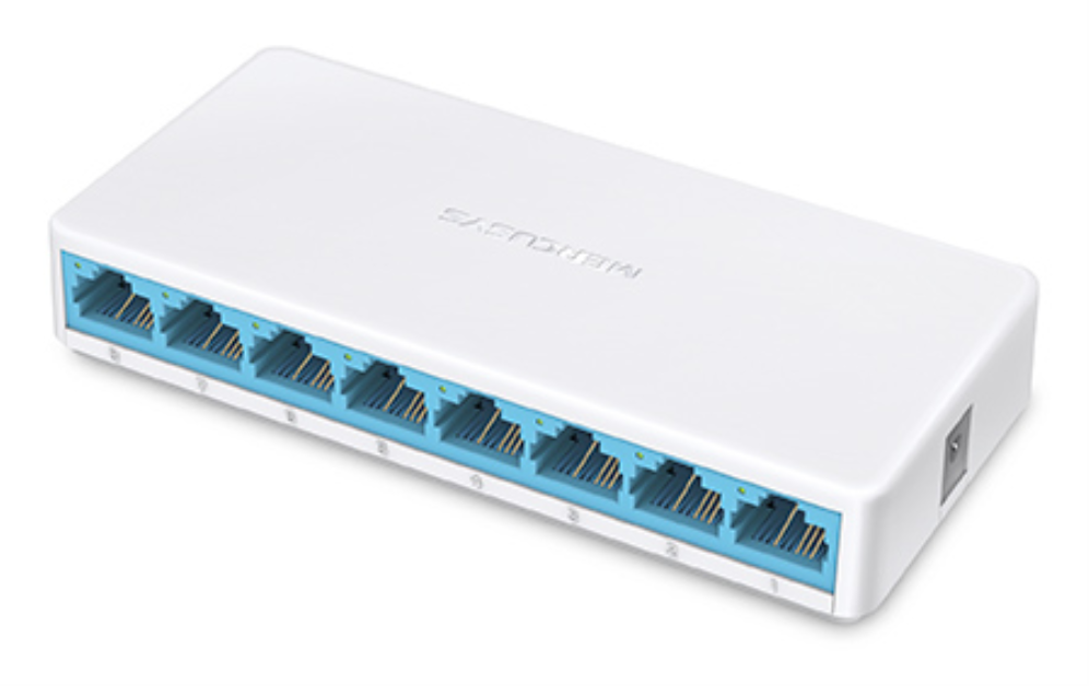 Mercusys MS108 switch No administrado Fast Ethernet (10/100) Blanco