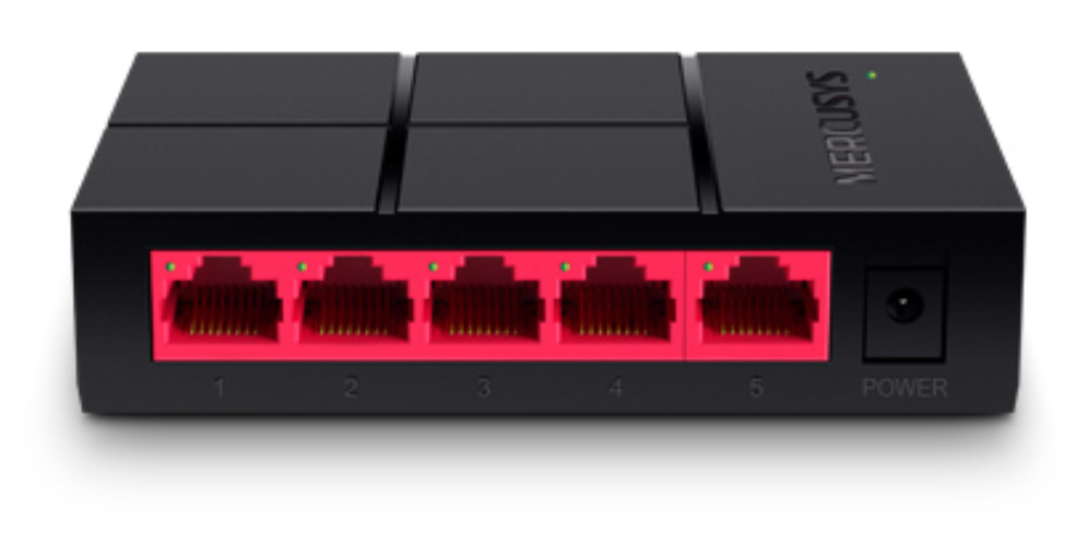 Mercusys MS105G switch No administrado Gigabit Ethernet (10/100/1000) Negro