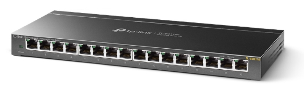 TP-Link TL-SG116E No administrado L2 Gigabit Ethernet (10/100/1000) Negro