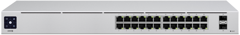 Ubiquiti UniFi USW-24 switch Gestionado L2 Gigabit Ethernet (10/100/1000) Plata