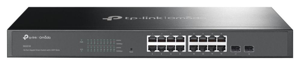 TP-Link Omada SG2218 switch Gestionado L2/L2+ Gigabit Ethernet (10/100/1000) 1U Negro