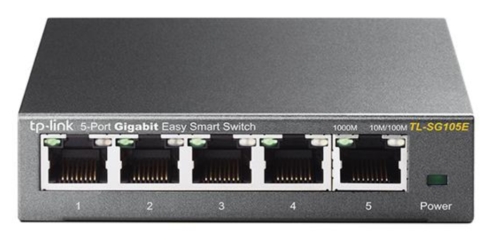 TP-Link TL-SG105E Gestionado L2 Gigabit Ethernet (10/100/1000) Negro