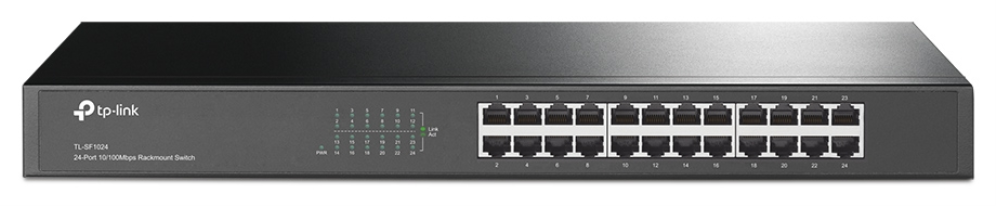 TP-Link TL-SF1024 No administrado Fast Ethernet (10/100) 1U Gris