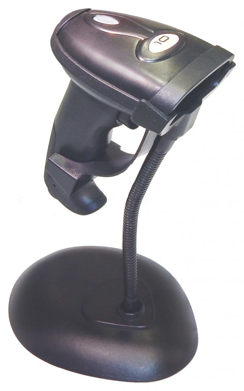 Posiflex Scanner 10POS Lector de códigos de barras portátil 1D Laser Negro