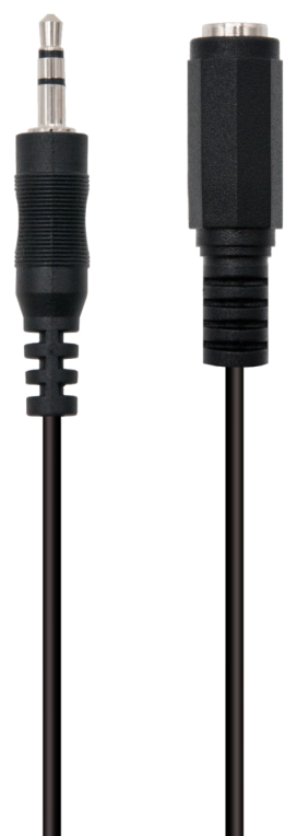 Ewent EC1650 cable de audio 2 m 3,5mm Negro