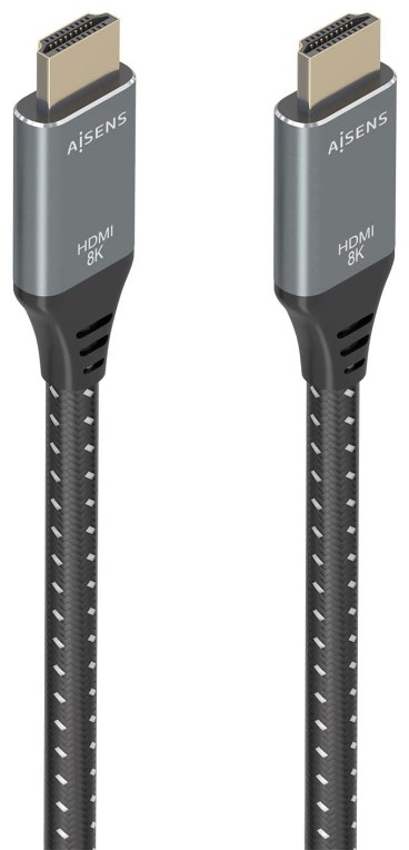 AISENS A150-0877 cable HDMI 7 m HDMI tipo A (Estándar) Negro, Gris
