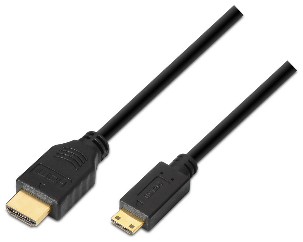 AISENS A119-0115 cable HDMI 3 m HDMI tipo A (Estándar) HDMI Type C (Mini) Negro