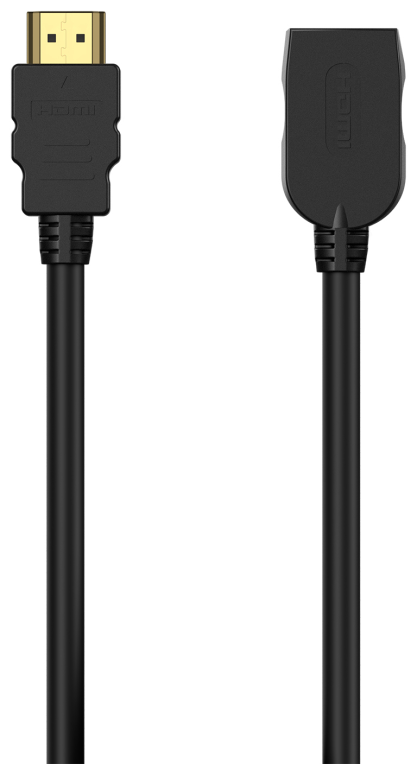 AISENS Cable HDMI V2.0 Prolongador Premium Alta Velocidad / Hec 4K@60Hz 18Gbps, A/M-A/H, Negro, 5.0M