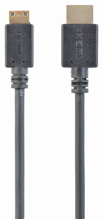 Gembird HDMI - mini HDMI, 3m cable HDMI HDMI tipo A (Estándar) HDMI Type C (Mini) Negro