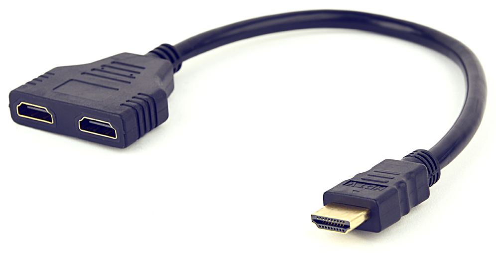 Gembird DSP-2PH4-04 cable HDMI HDMI tipo A (Estándar) 2 x HDMI Type A (Standard) Negro