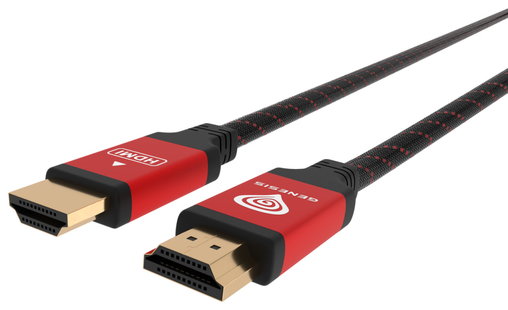 GENESIS NKA-0787 cable HDMI 3 m HDMI tipo A (Estándar) Negro, Rojo