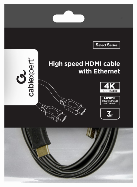 Gembird CC-HDMI4L-10 cable HDMI 3 m HDMI tipo A (Estándar) Negro, Naranja