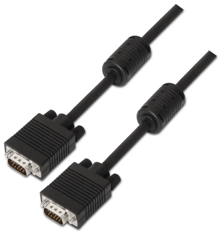 AISENS A113-0077 cable VGA 25 m VGA (D-Sub) Negro