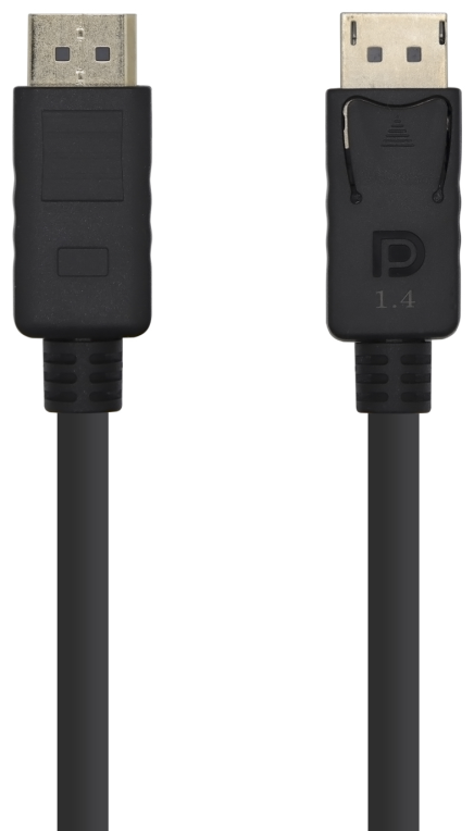 AISENS Cable Displayport V1.4 8K@60HZ, DP/M-DP/M, Negro, 2.0m