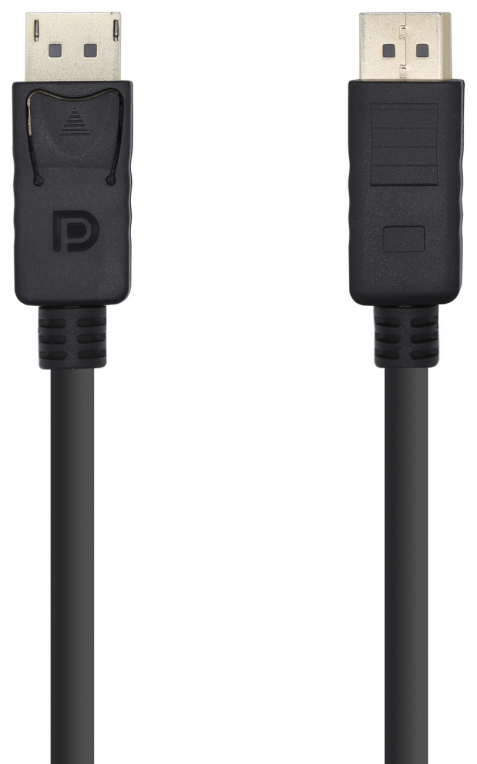 AISENS Cable Displayport V1.2 4K@60HZ, DP/M-DP/M, Negro, 5.0m