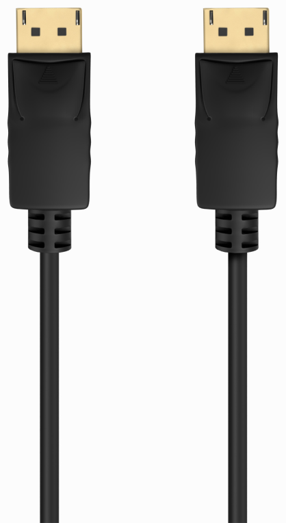 AISENS Cable DISPLAYPORT V1.2 CCS 4K@60Hz, DP/M-DP/M, Negro, 1.5m