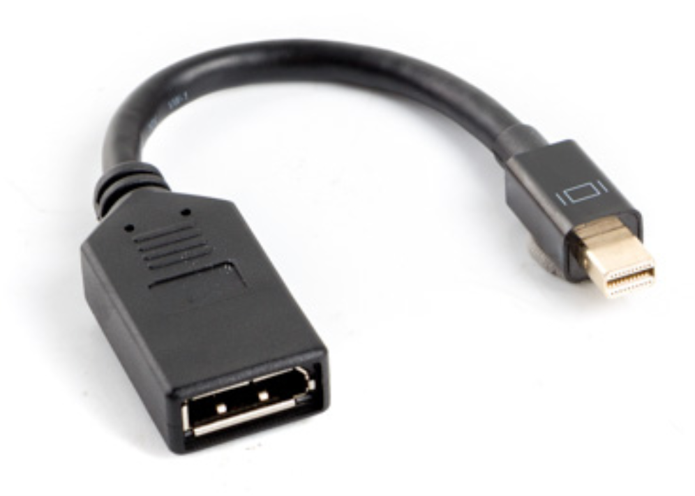 Lanberg AD-0003-BK cable DisplayPort 0,12 m Mini DisplayPort Negro