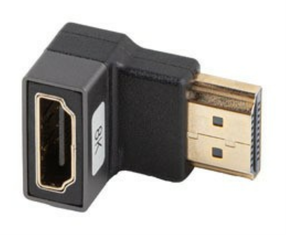 Lanberg AD-HDMI-07 adaptador de cable de vídeo HDMI tipo A (Estándar) Negro, Plata