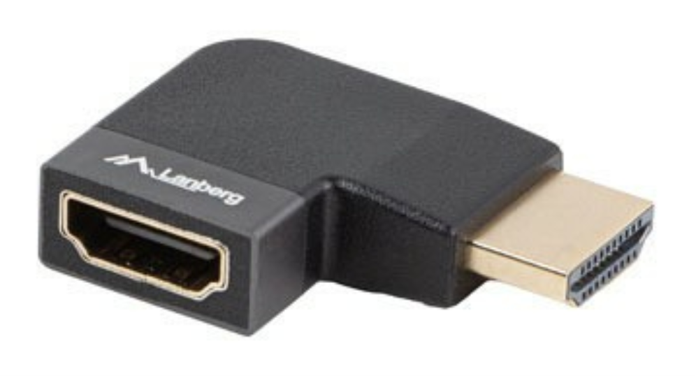 Lanberg AD-HDMI-10 adaptador de cable de vídeo HDMI tipo A (Estándar) Negro, Plata