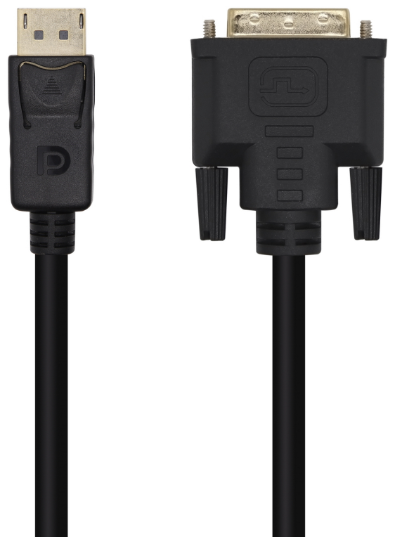 AISENS Cable Conversor DisplayPort A DVI, DP/M-DVI/M, Negro, 3.0m