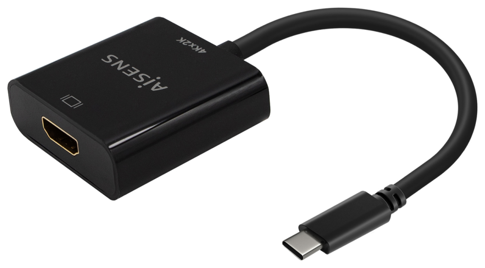 AISENS Conversor USB-C A HDMI 4K@30Hz, USB-C/M-HDMI/H, Negro, 15cm