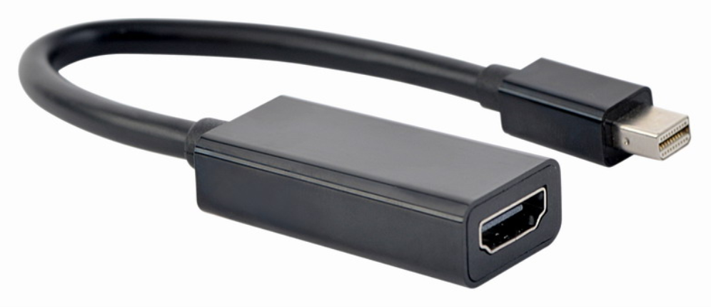 Gembird A-mDPM-HDMIF4K-01 0,15 m Mini DisplayPort HDMI Negro