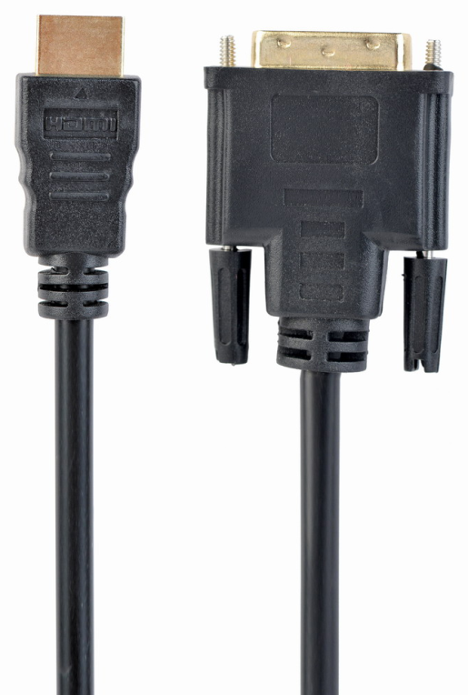 Gembird 5m, HDMI/DVI, M/M DVI-D Negro