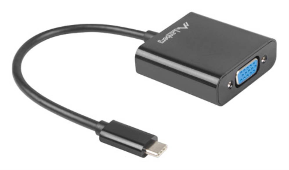 Lanberg AD-UC-VG-01 Adaptador gráfico USB 1920 x 1200 Pixeles Negro