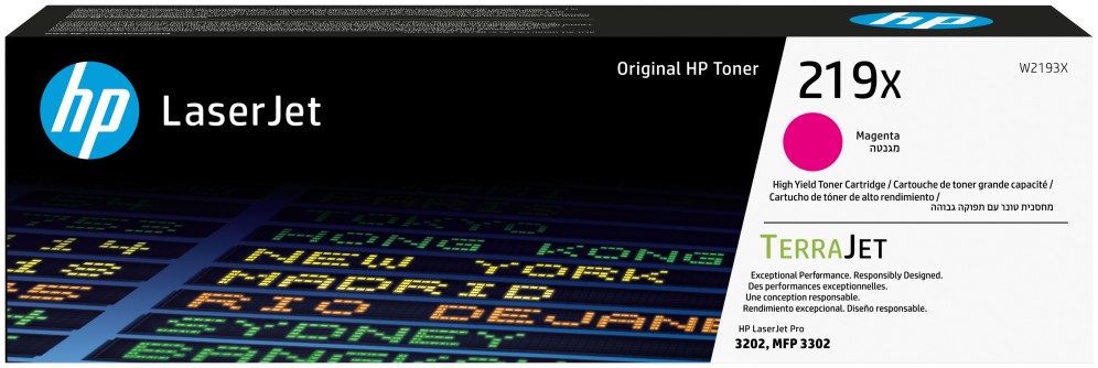 HP Cartucho de Tóner Original LaserJet 219X de alta capacidad magenta