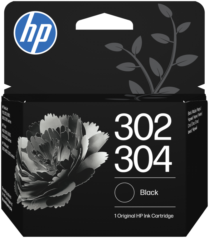 HP Cartucho de Tinta Original 302/304 negro