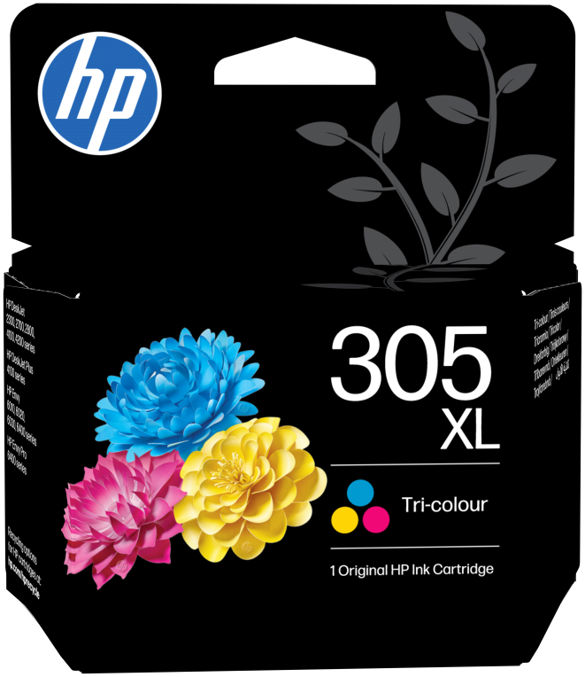 HP Cartucho de tinta Original 305XL de alta capacidad tricolor