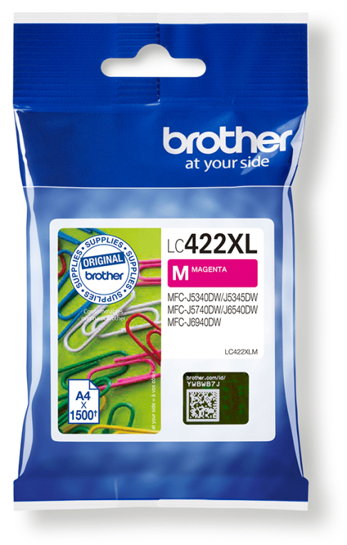 Brother LC422XLM cartucho de tinta 1 pieza(s) Original Magenta