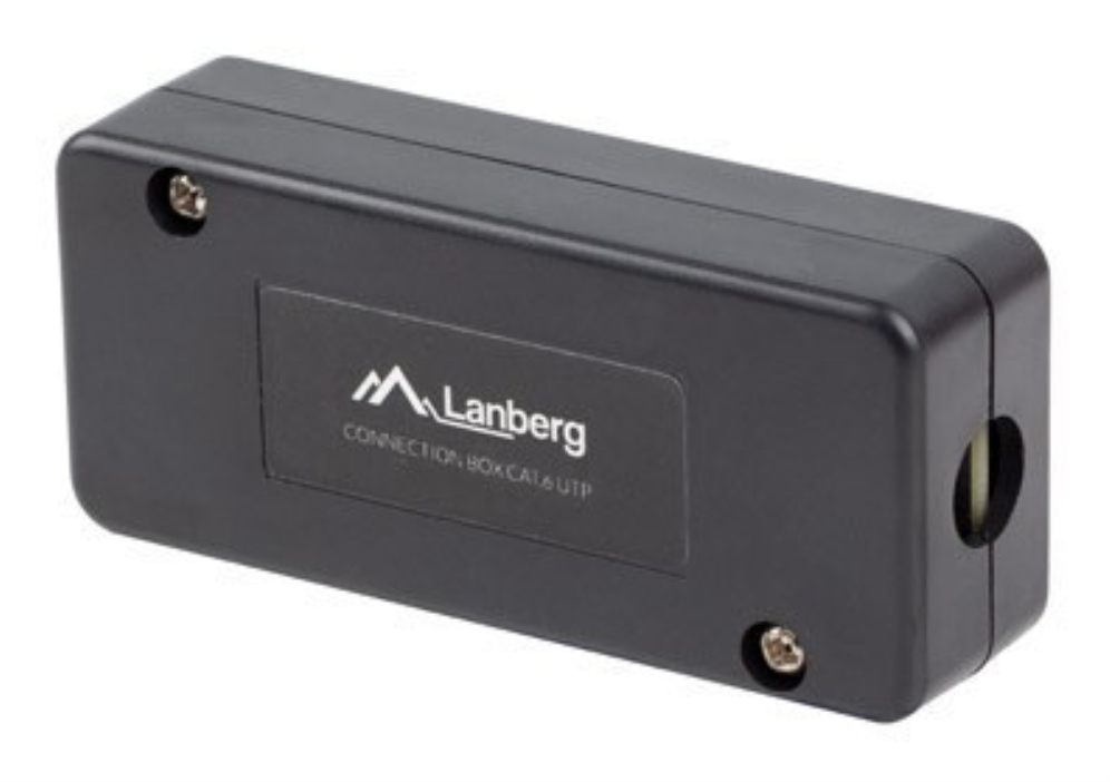 Lanberg PLC-6UL1-B caja de conexiones de red Cat6 Negro