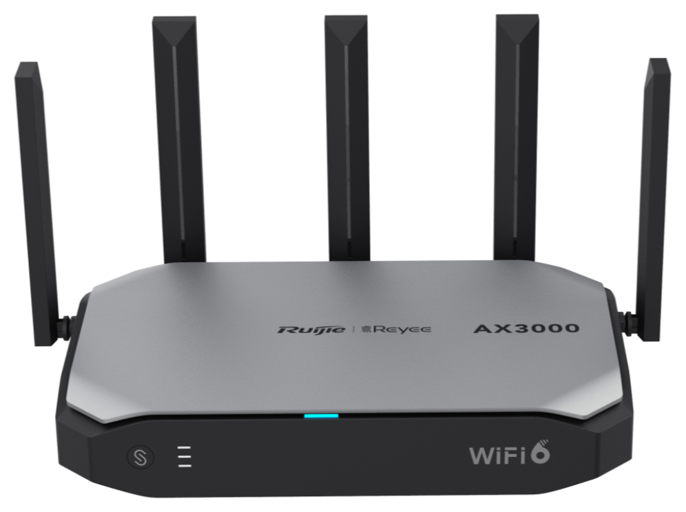 Ruijie Networks RG-EG105GW-X router inalámbrico Gigabit Ethernet Doble banda (2,4 GHz / 5 GHz) Negro, Gris