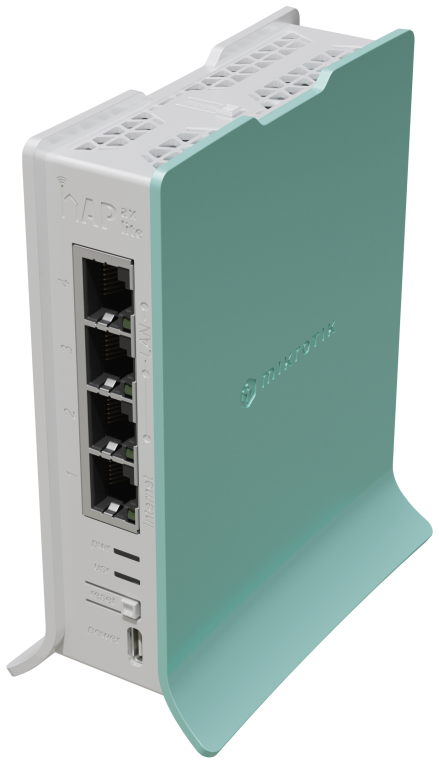 Mikrotik hAP router inalámbrico Gigabit Ethernet Banda única (2,4 GHz) Verde, Blanco