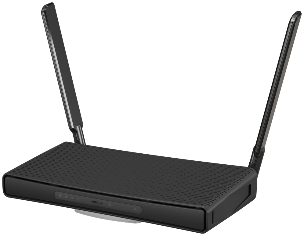 Mikrotik hAP ax³ router inalámbrico Gigabit Ethernet Doble banda (2,4 GHz / 5 GHz) Negro