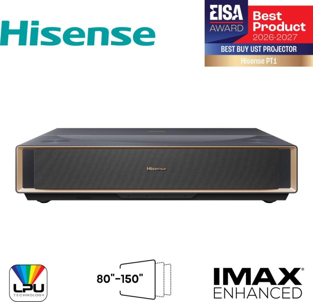 Hisense PT1 Proyector de alcance ultracorto UHD 4K (3840x2160) 3D Negro