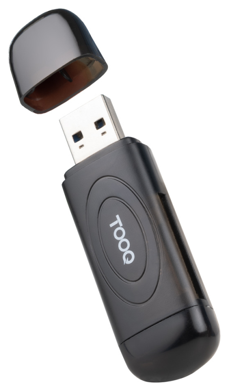 TooQ TQR-3002B lector de tarjeta USB 3.2 Gen 1 (3.1 Gen 1) Type-A