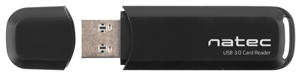 NATEC Scarab 2 lector de tarjeta USB 3.2 Gen 1 (3.1 Gen 1) Type-A Negro