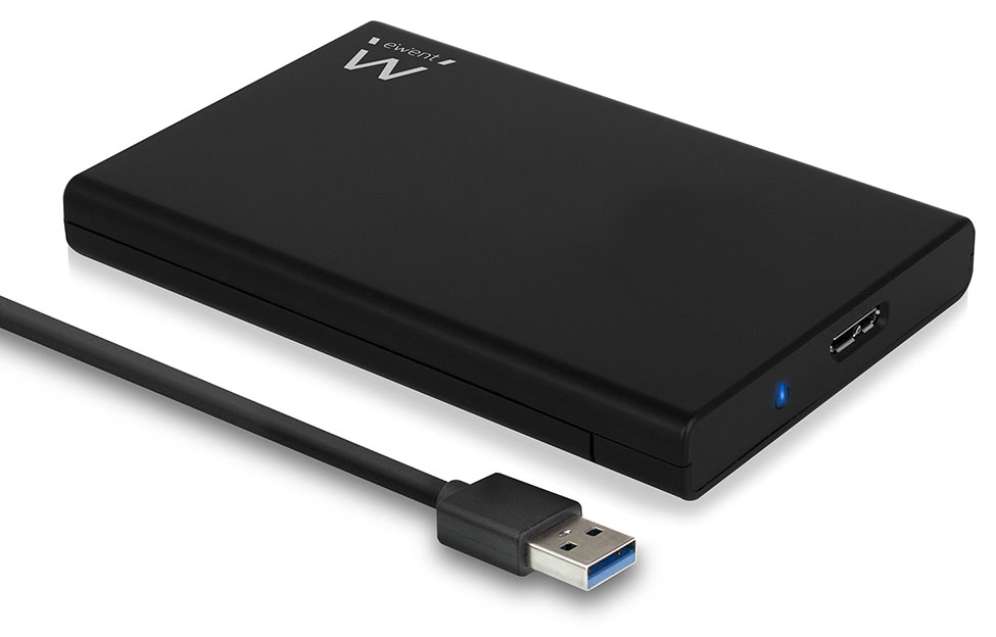 Ewent EW7044 caja para disco duro externo Carcasa de disco duro/SSD Negro 2.5"