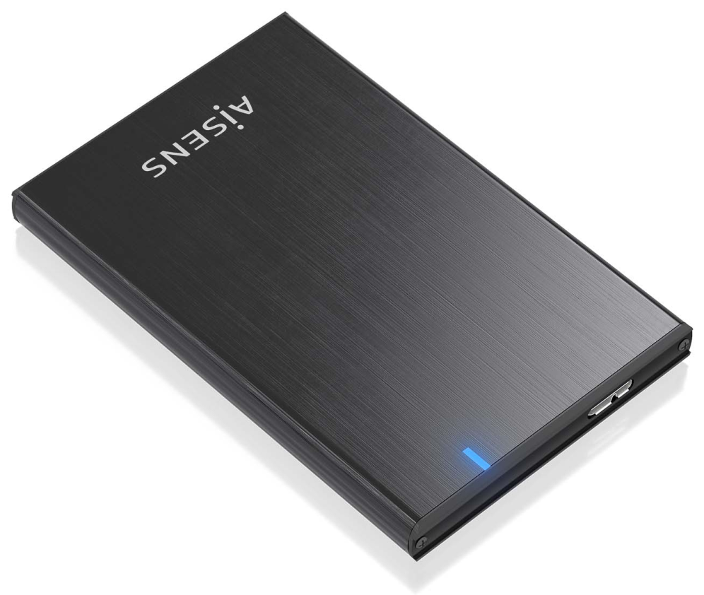 AISENS ASE-2528B caja para disco duro externo Carcasa de disco duro/SSD 2.5"