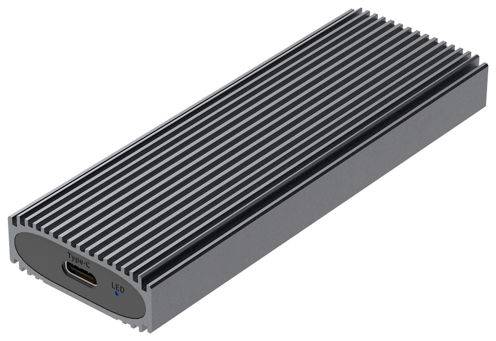AISENS Caja Externa M.2 (NGFF) ASM2-023GR NVMe A USB3.2 Gen2, Gris