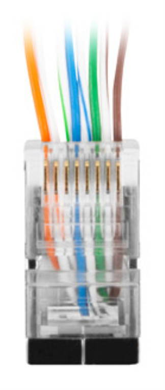 Lanberg PLS-6020EZ conector RJ45 Transparente