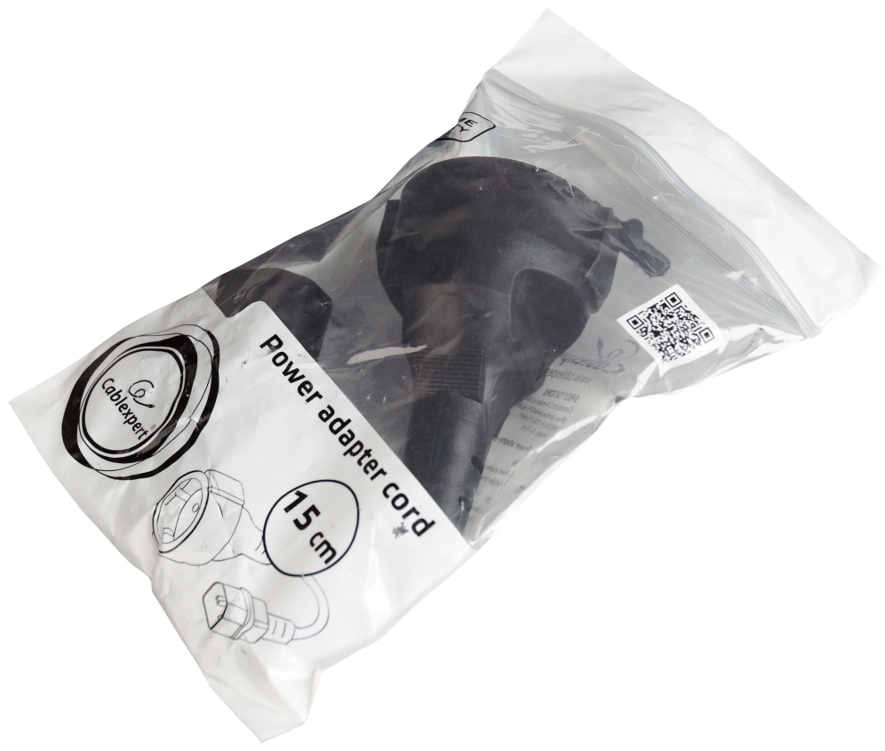 Gembird PC-SFC14M-01 cable de transmisión Negro 0,15 m C14 acoplador