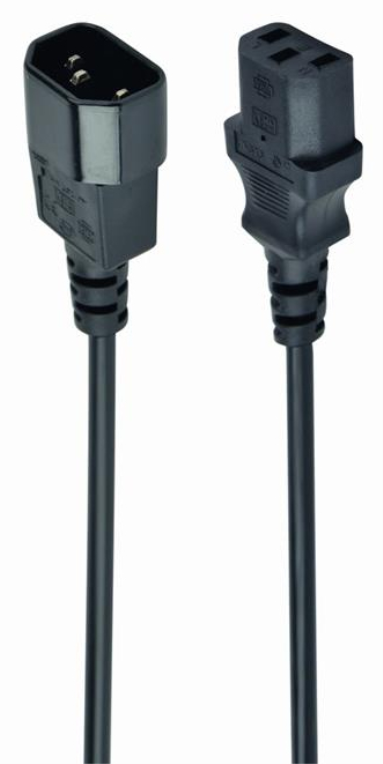 Gembird PC-189-075-1.8M cable de transmisión Negro 1,8 m C13 acoplador C14 acoplador