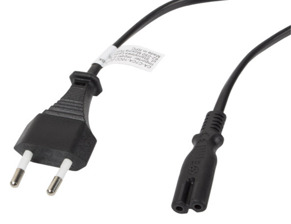 Lanberg CA-C7CA-10CC-0030-BK cable de transmisión Negro 3 m C7 acoplador CEE7/16