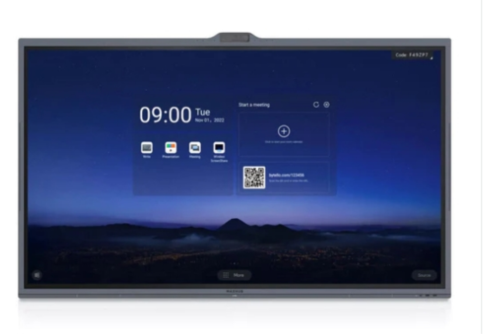 MAXHUB V8630 pantalla para sala de reuniones 2,18 m (86") 3840 x 2160 Pixeles LED Negro
