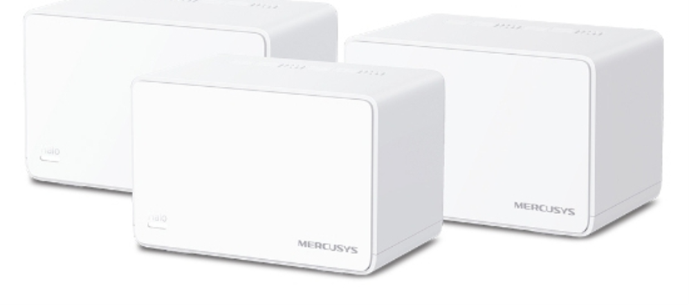 Mercusys Halo H80X (3-pack) Doble banda (2,4 GHz / 5 GHz) Wi-Fi 6 (802.11ax) Blanco Interno