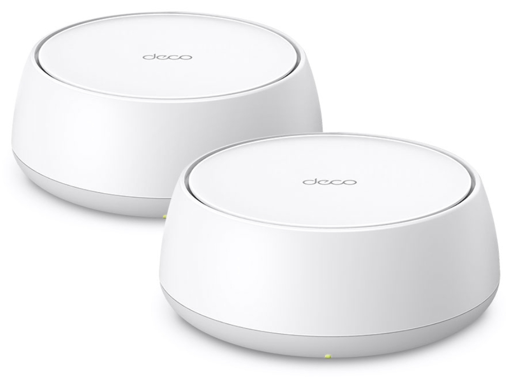 TP-Link DECO BE25(2-PACK) sistema Wi-Fi Mesh (Wi-Fi en malla) Doble banda (2,4 GHz / 5 GHz) Wi-Fi 7 (802.11be) Blanco Interno