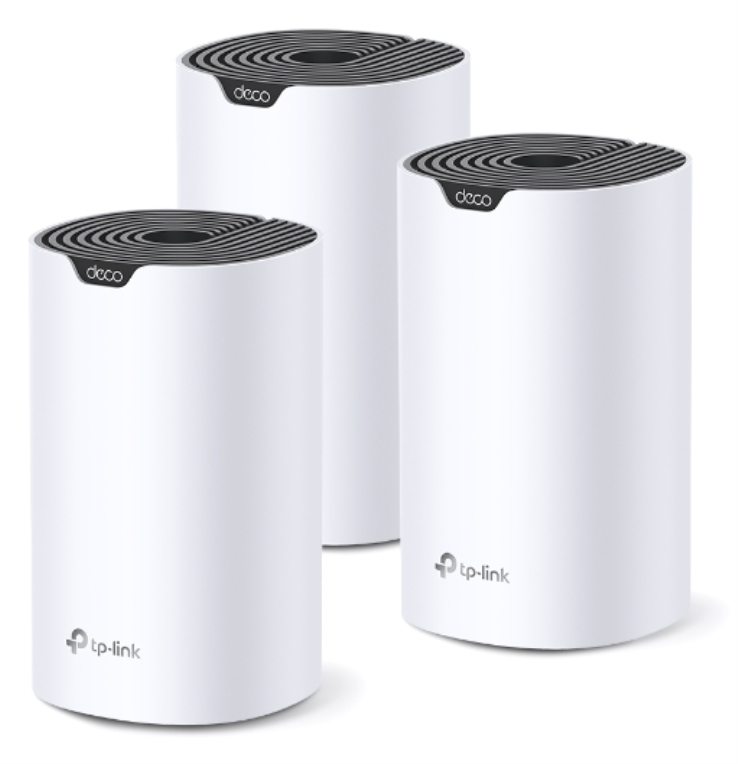 TP-Link Deco S7 (3-pack) Doble banda (2,4 GHz / 5 GHz) Wi-Fi 5 (802.11ac) Blanco, Negro Interno